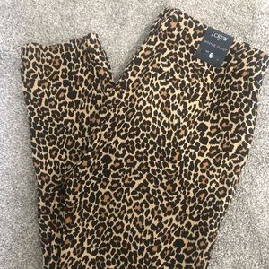 J.Crew Winnie Pant in Cheetah Print, New w/ Tags